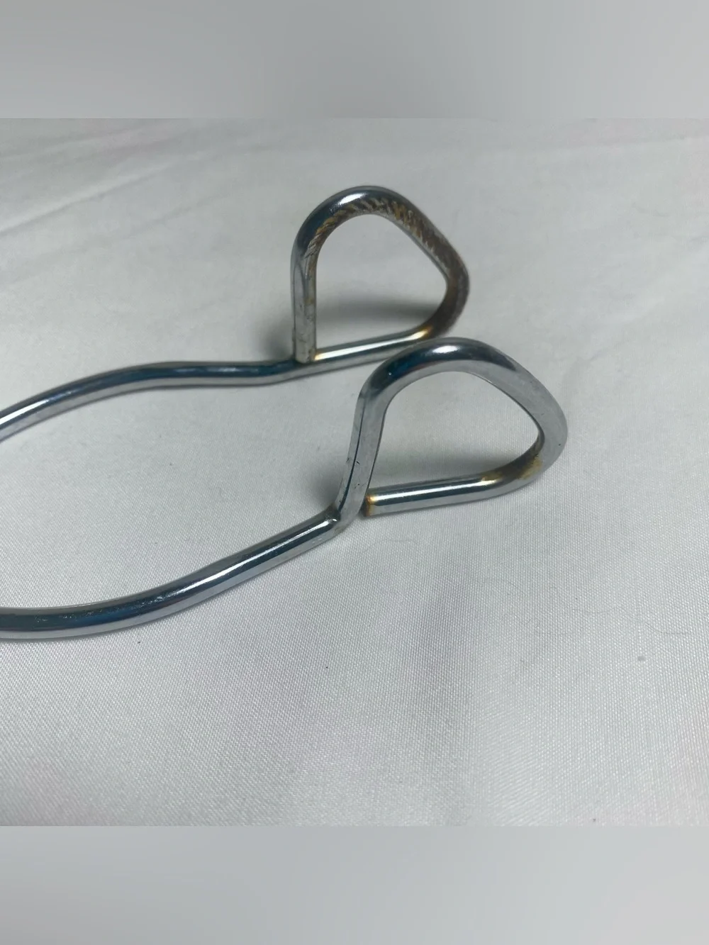 VTG Ekco Kitchen Tongs Stainless Metal Scissor Style Gripping Made In USA